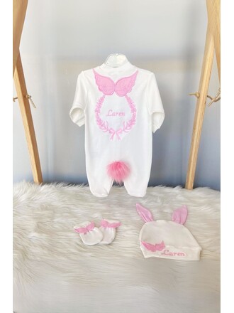 Hastane Çıkış Seti 3’lü Kanatlı Çelenk