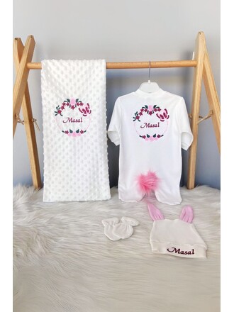 4’lü Hastane Çıkış Seti Kelebek Modelli