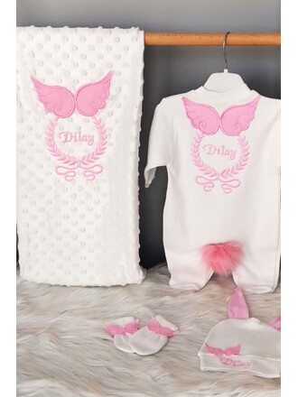 4’lü Hastane Seti Kanatlı Çelenk Model