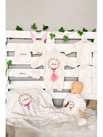 Kır Çiçekli 10’lü Hastane Çıkış Seti