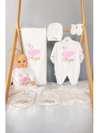 10’lu Hastane Çıkış Seti Kuğulu