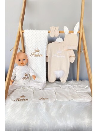 10’lü Hastane Çıkış Set Sade Taclı isim