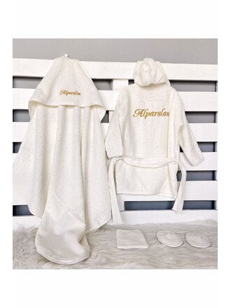 Hastane Çıkışı Set Bornoz Seti (0-3YAŞ)