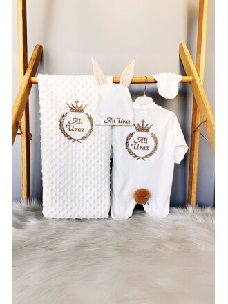 Hastane Çıkış Seti 4’lü Beş Taclı Sık Çelenk