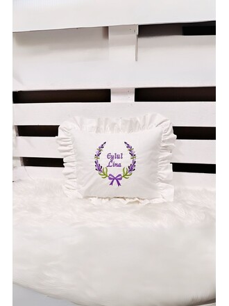 Bebek Yastığı Çiçek Çelenk Model
