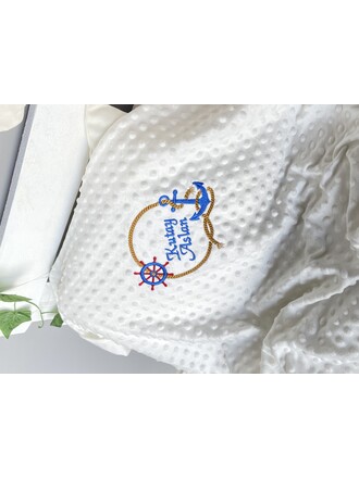 Hastane Çıkış Set Battaniyesi Denizci Model