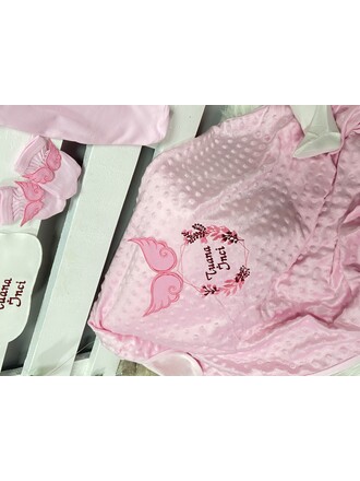 Kanatlı Altıgen model Battaniye