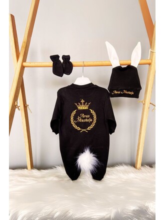 Hastane Çıkış Seti 3'lü Taçlı İnce Dal