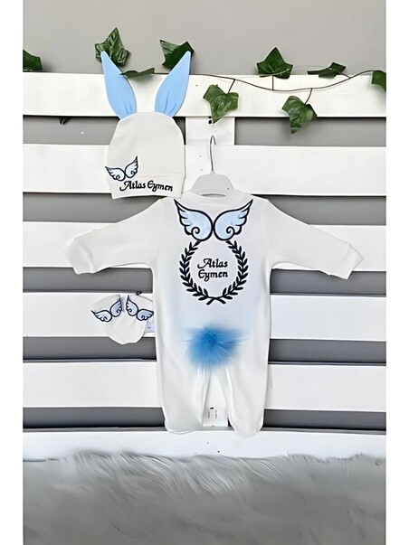 Hastane Çıkış Seti 3’lü Kanatlı Çelenk Model