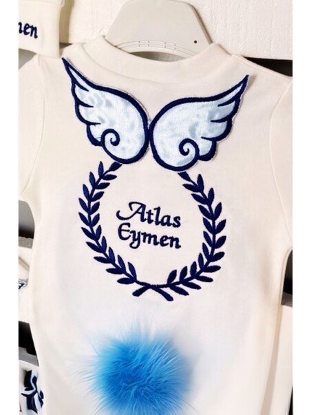 Hastane Çıkış Seti 3’lü Kanatlı Çelenk Model