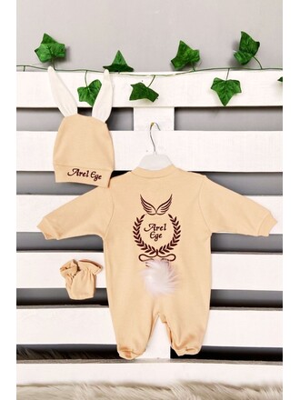 Hastane Çıkış Seti 3'lü Melek Taçlı