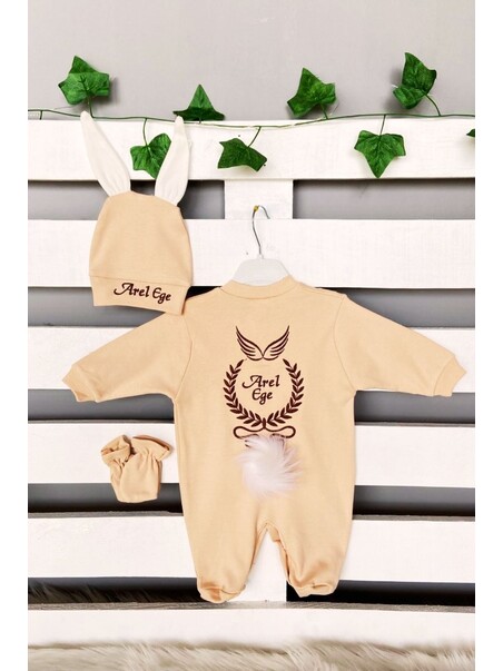 Hastane Çıkış Seti 3'lü Melek Taçlı