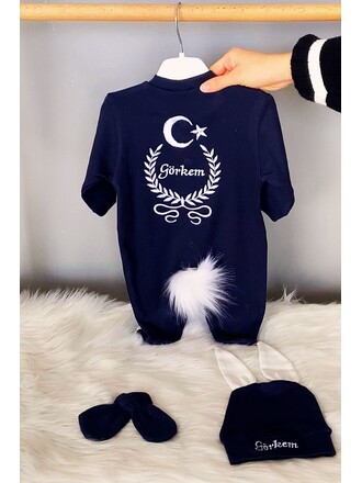 Hastane Çıkış Seti 3’lü Ay Yıldızlı Model