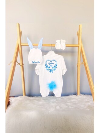 Hastane Çıkış Seti 3’lü Çiçek Dallı Kalp