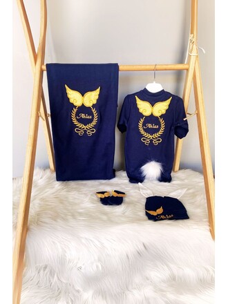 Hastane Çıkış Seti Kanatlı Çelenkli 4’lü