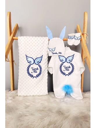 Hastane Çıkış Seti 4’lü Tavşanlı set