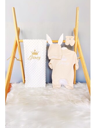 Hastane Çıkış Seti İtalik yazılı 4’lü