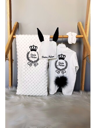 Hastane Çıkış Seti Dolgulu Kral Taçlı 4’lü