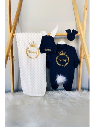 Hastane Çıkış Seti 4'lü Beş Taçlı Gold Model