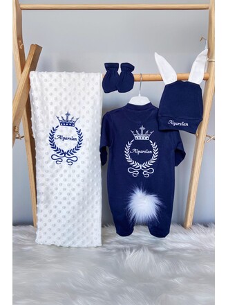 Hastane Çıkış Seti 4'lü Tacı Çelenkli