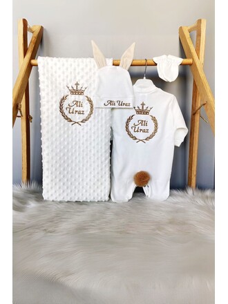 Hastane Çıkış Seti 4'lü Taçlı Çelenk