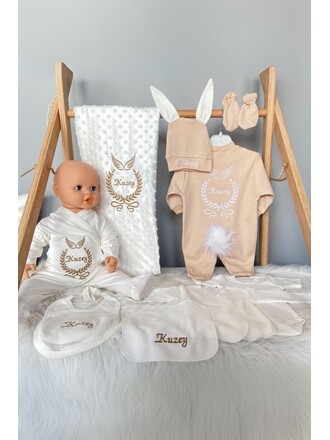 10’lu Hastane Çıkış Seti Melek Taçlı